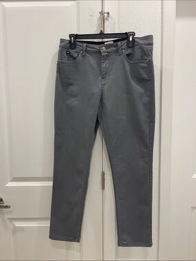 DKNY Gray Straight-Leg Men’s Pants Stanton, slim fit. 33/30